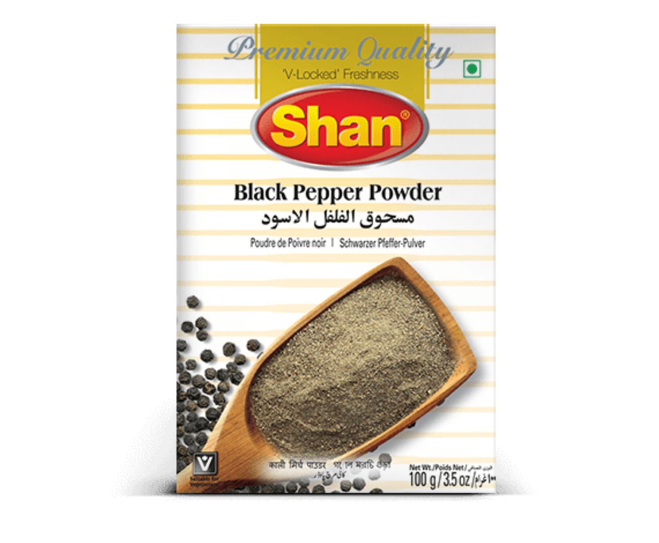 SHAN BLACK PEPPER POWDER 200G PET